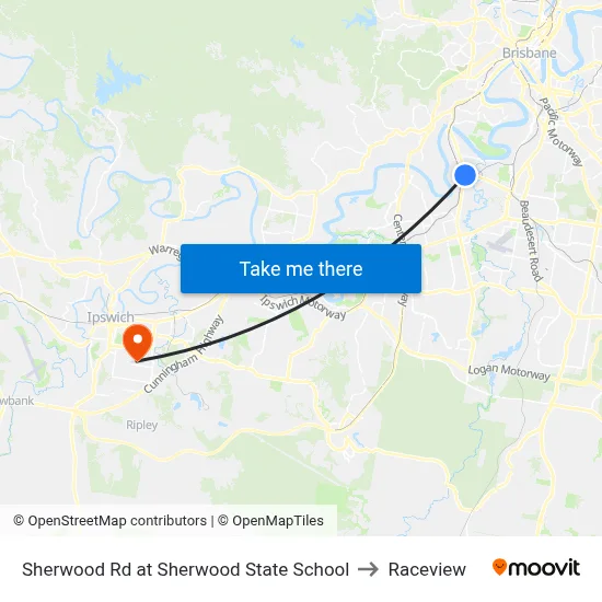 Sherwood Rd at Sherwood State School to Raceview map