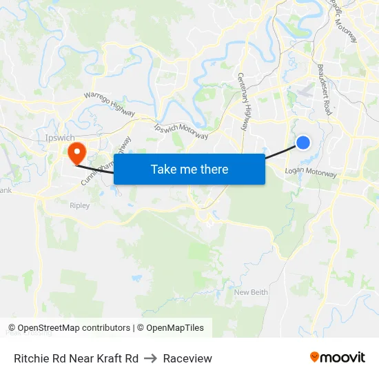 Ritchie Rd Near Kraft Rd to Raceview map