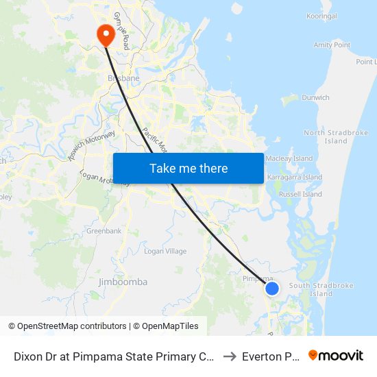 Dixon Dr at Pimpama State Primary College to Everton Park map