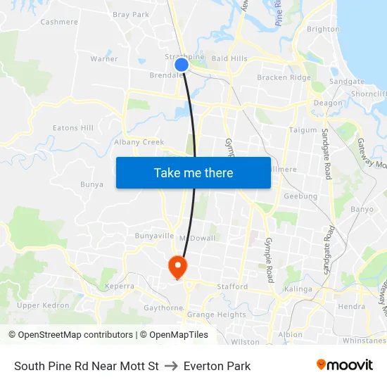 South Pine Rd Near Mott St to Everton Park map