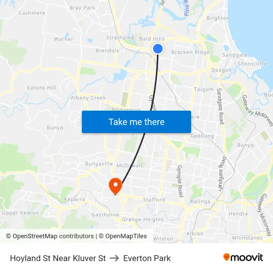 Hoyland St Near Kluver St to Everton Park map
