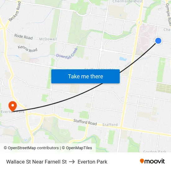 Wallace St Near Farnell St to Everton Park map