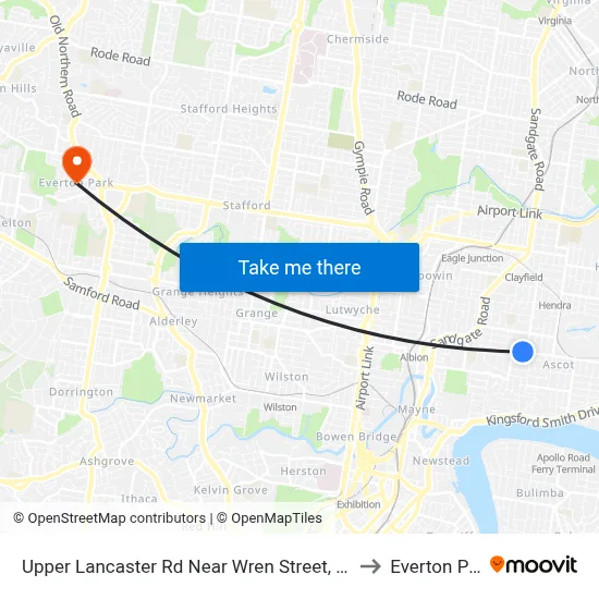 Upper Lancaster Rd Near Wren Street, Stop 25 to Everton Park map