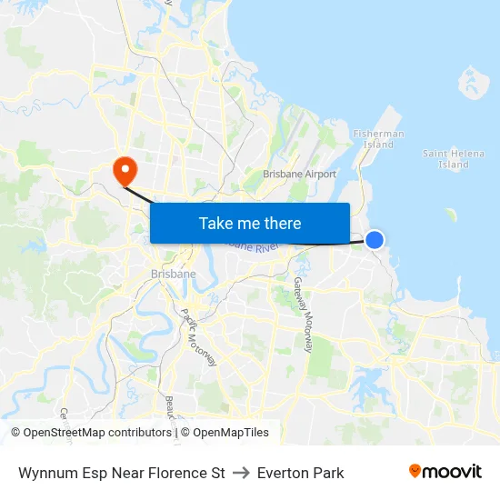 Wynnum Esp Near Florence St to Everton Park map