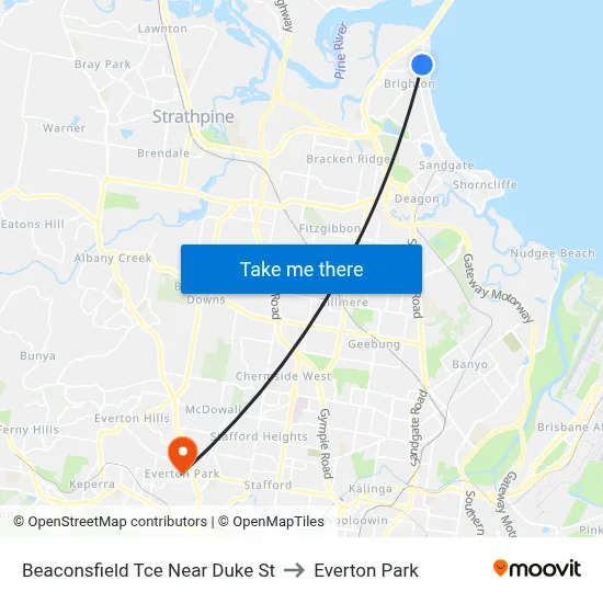 Beaconsfield Tce Near Duke St to Everton Park map