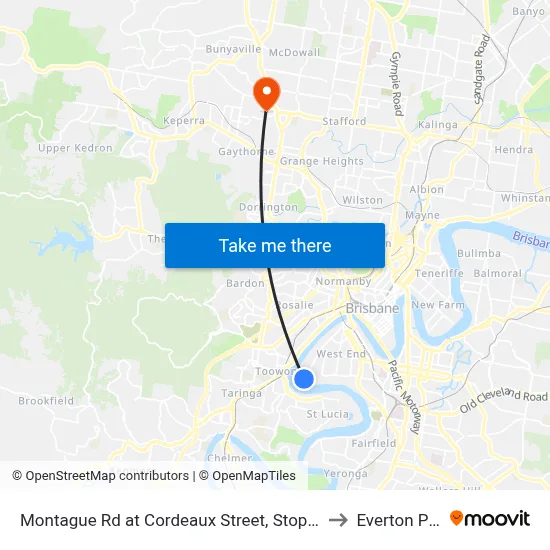 Montague Rd at Cordeaux Street, Stop 30/14 to Everton Park map