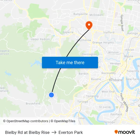 Bielby Rd at Bielby Rise to Everton Park map