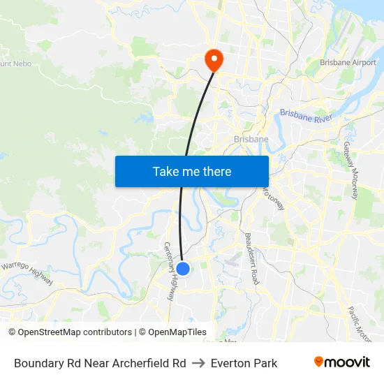 Boundary Rd Near Archerfield Rd to Everton Park map