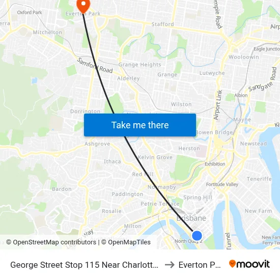 George Street Stop 115 Near Charlotte St to Everton Park map