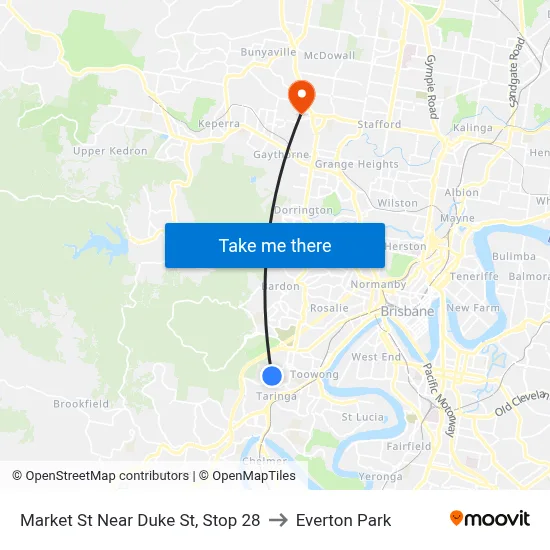 Market St Near Duke St, Stop 28 to Everton Park map