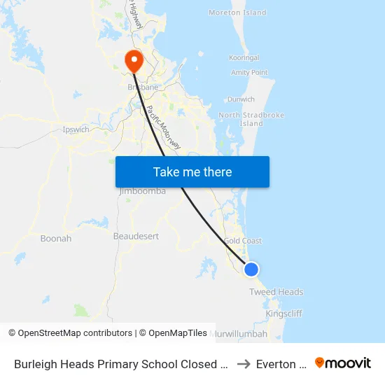 Burleigh Heads Primary School Closed Permanently to Everton Park map