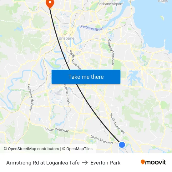 Armstrong Rd at Loganlea Tafe to Everton Park map