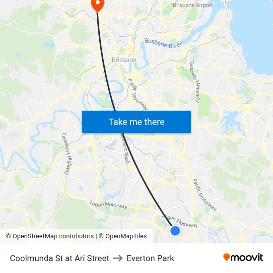 Coolmunda St at Ari Street to Everton Park map