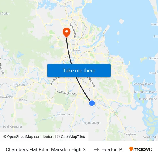 Chambers Flat Rd at Marsden High School to Everton Park map