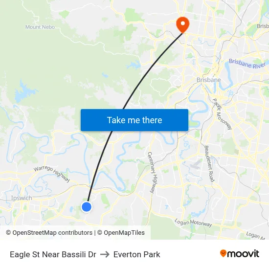 Eagle St Near Bassili Dr to Everton Park map