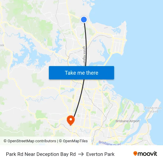 Park Rd Near Deception Bay Rd to Everton Park map