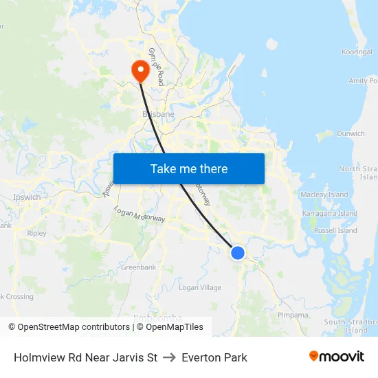 Holmview Rd Near Jarvis St to Everton Park map