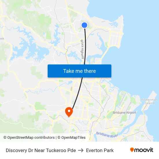 Discovery Dr Near Tuckeroo Pde to Everton Park map