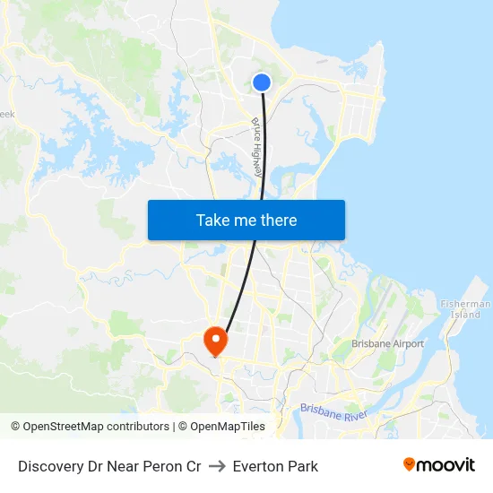 Discovery Dr Near Peron Cr to Everton Park map