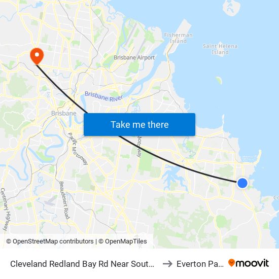 Cleveland Redland Bay Rd Near South St to Everton Park map