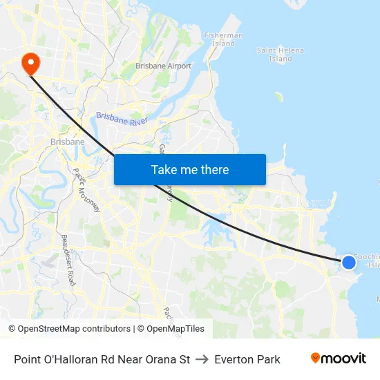 Point O'Halloran Rd Near Orana St to Everton Park map