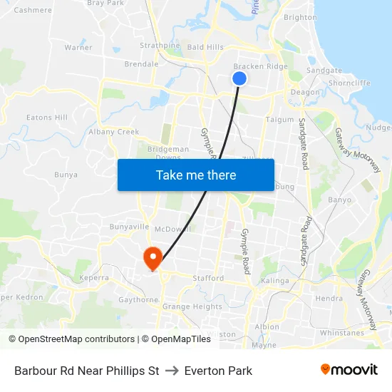 Barbour Rd Near Phillips St to Everton Park map