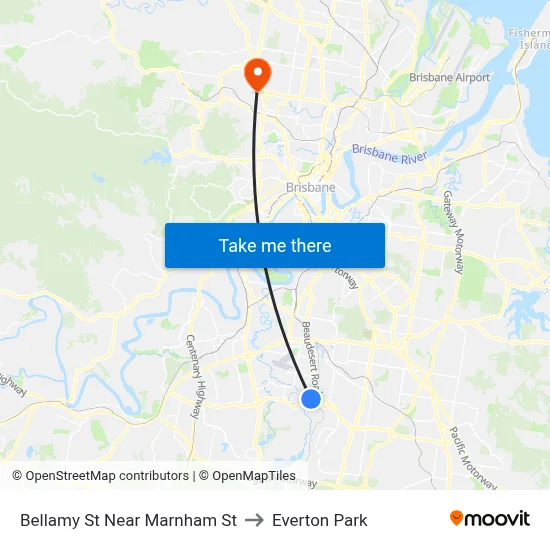Bellamy St Near Marnham St to Everton Park map