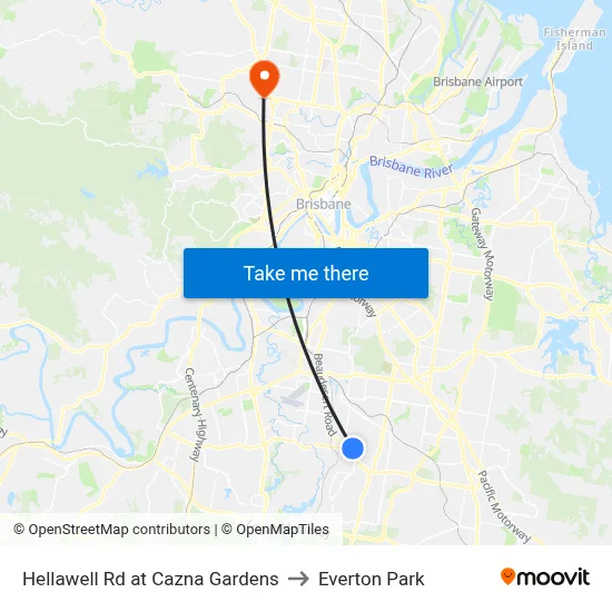 Hellawell Rd at Cazna Gardens to Everton Park map