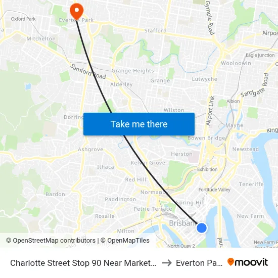 Charlotte Street Stop 90 Near Market St to Everton Park map