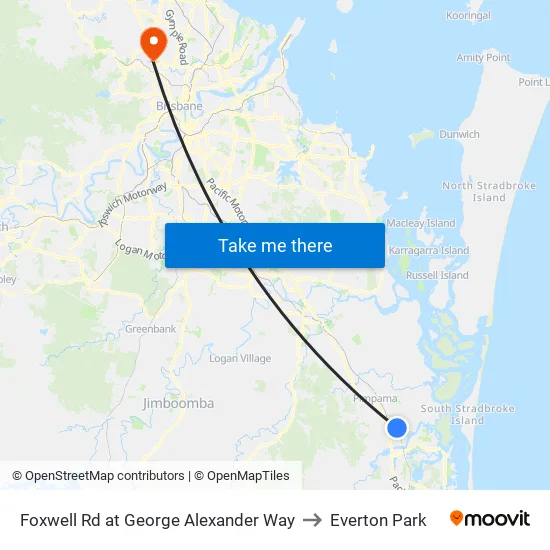 Foxwell Rd at George Alexander Way to Everton Park map
