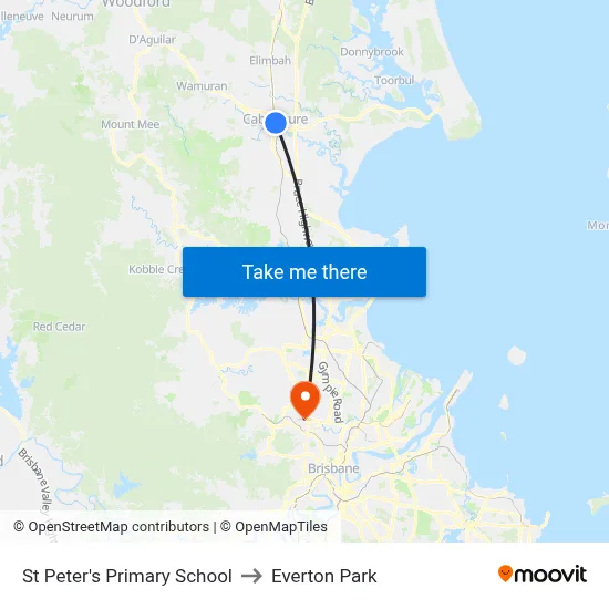 St Peter's Primary School to Everton Park map
