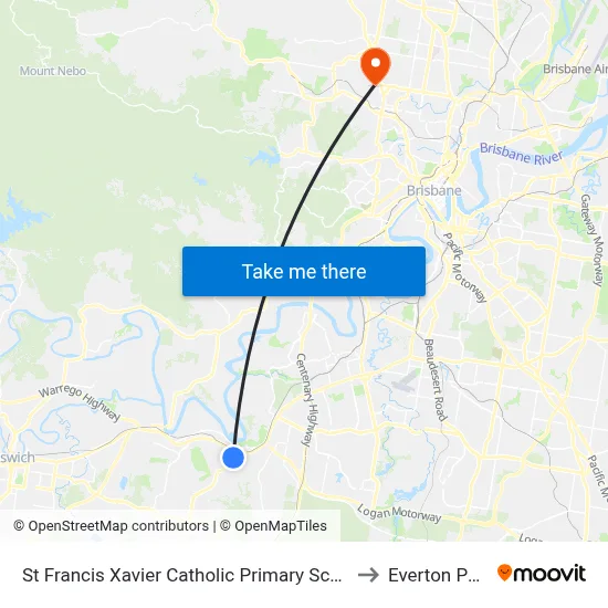 St Francis Xavier Catholic Primary School to Everton Park map
