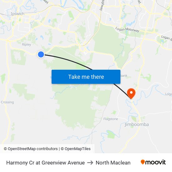 Harmony Cr at Greenview Avenue to North Maclean map