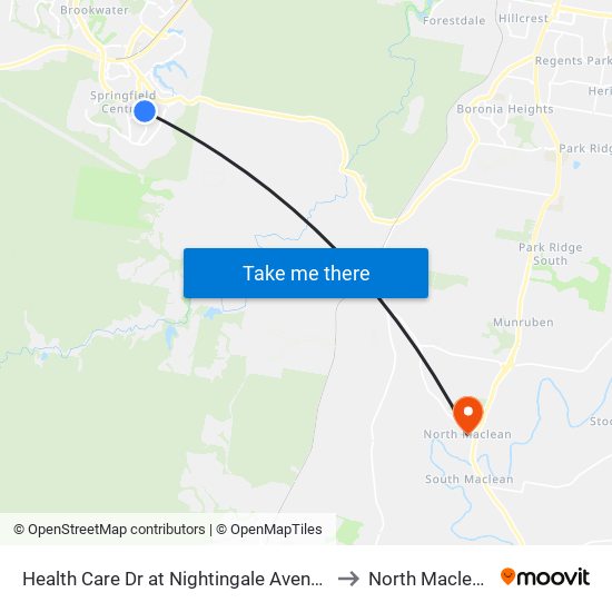 Health Care Dr at Nightingale Avenue to North Maclean map