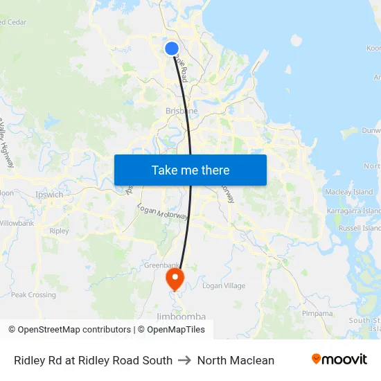 Ridley Rd at Ridley Road South to North Maclean map