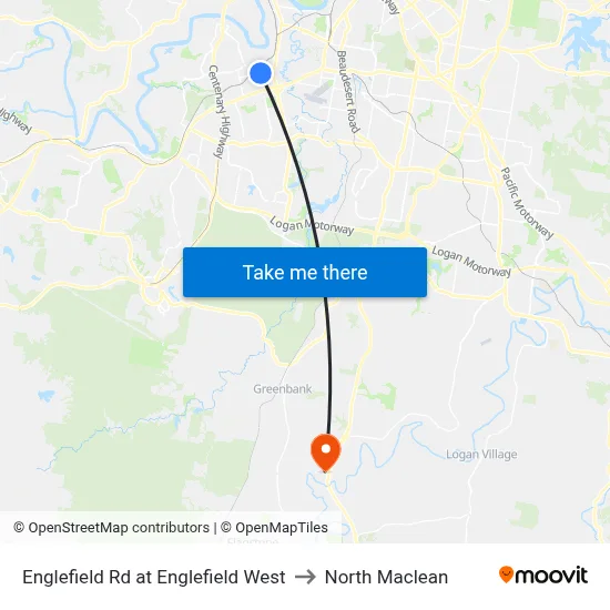 Englefield Rd at Englefield West to North Maclean map