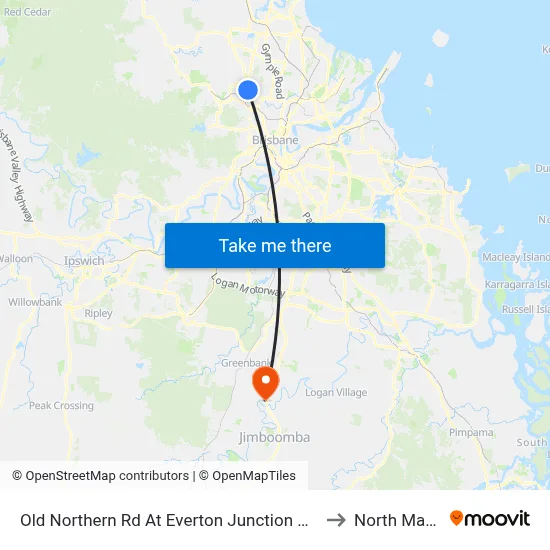 Old Northern Rd At Everton Junction Near Drake St to North Maclean map