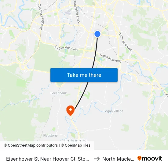 Eisenhower St Near Hoover Ct, Stop 88 to North Maclean map