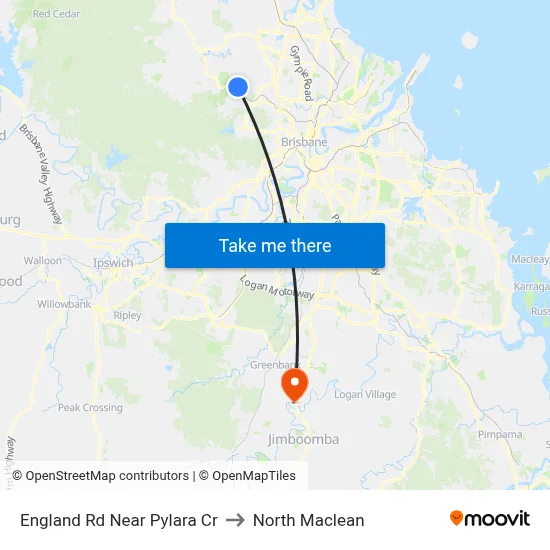 England Rd Near Pylara Cr to North Maclean map