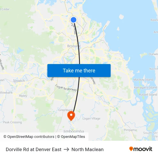 Dorville Rd at Denver East to North Maclean map