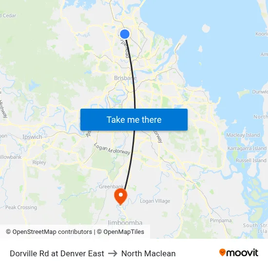 Dorville Rd at Denver East to North Maclean map