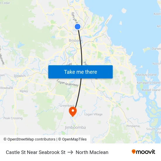 Castle St Near Seabrook St to North Maclean map