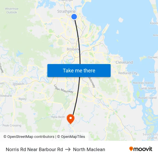 Norris Rd Near Barbour Rd to North Maclean map