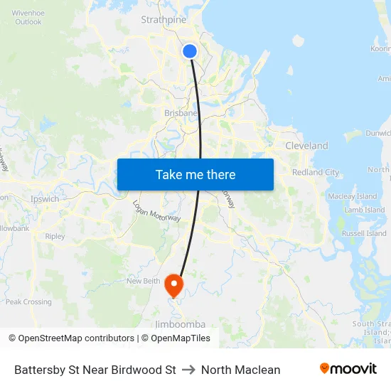 Battersby St Near Birdwood St to North Maclean map