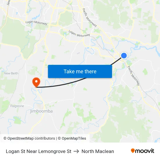 Logan St Near Lemongrove St to North Maclean map