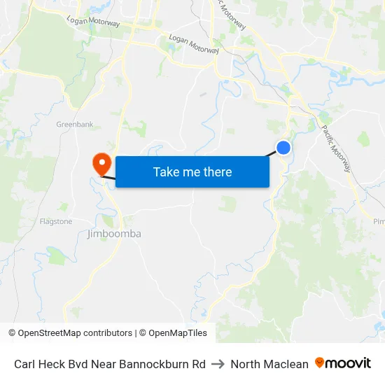 Carl Heck Bvd Near Bannockburn Rd to North Maclean map