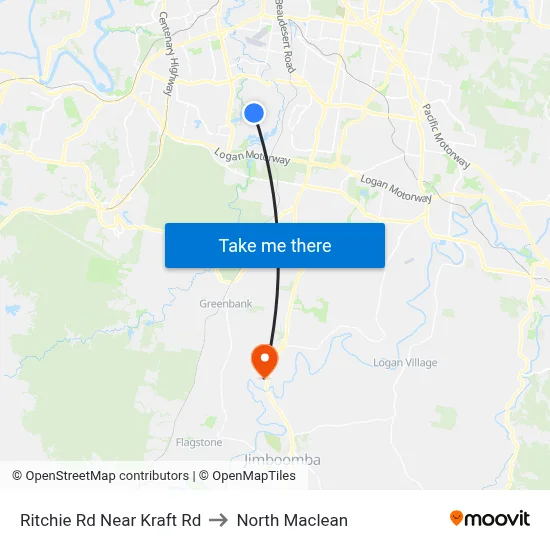 Ritchie Rd Near Kraft Rd to North Maclean map