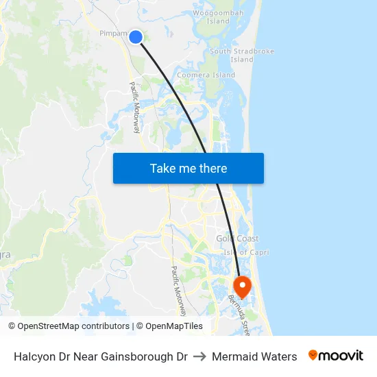 Halcyon Dr Near Gainsborough Dr to Mermaid Waters map