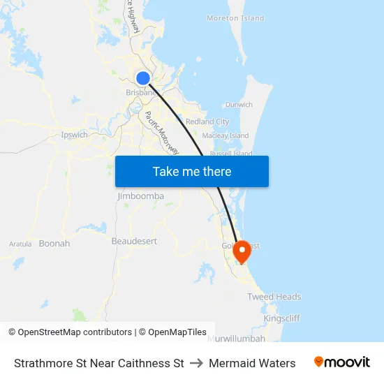 Strathmore St Near Caithness St to Mermaid Waters map