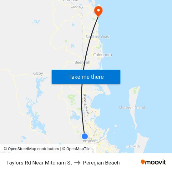 Taylors Rd Near Mitcham St to Peregian Beach map